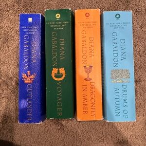 Starz Hit Series Outlander Book Series 1-4